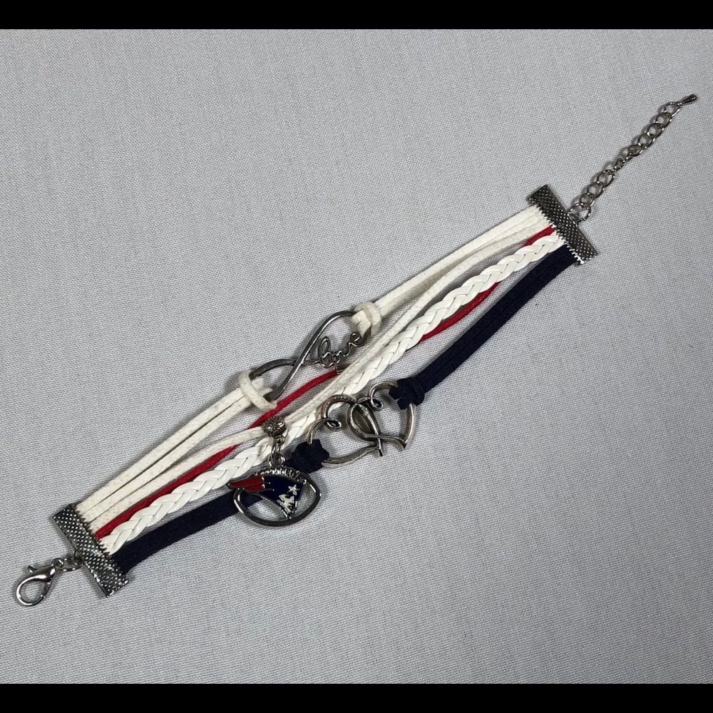 New England Patriots Womens Bracelet NFL Girly